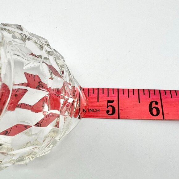 Vintage Pressed Glass Faceted Cream Pitcher 4 x 3 - Picture 6 of 7